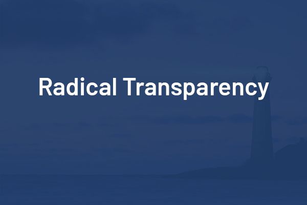 Radical Transparency