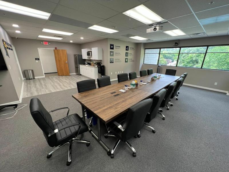 Conference room style seating